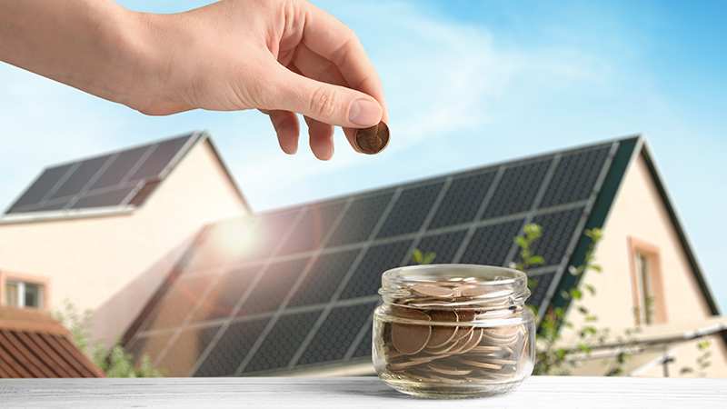 tejado con paneles fotovoltaicos- alquilar el tejado